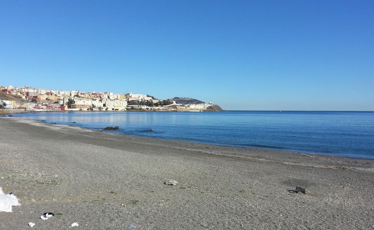 Foto af Playa El Tarajal med grå sten overflade