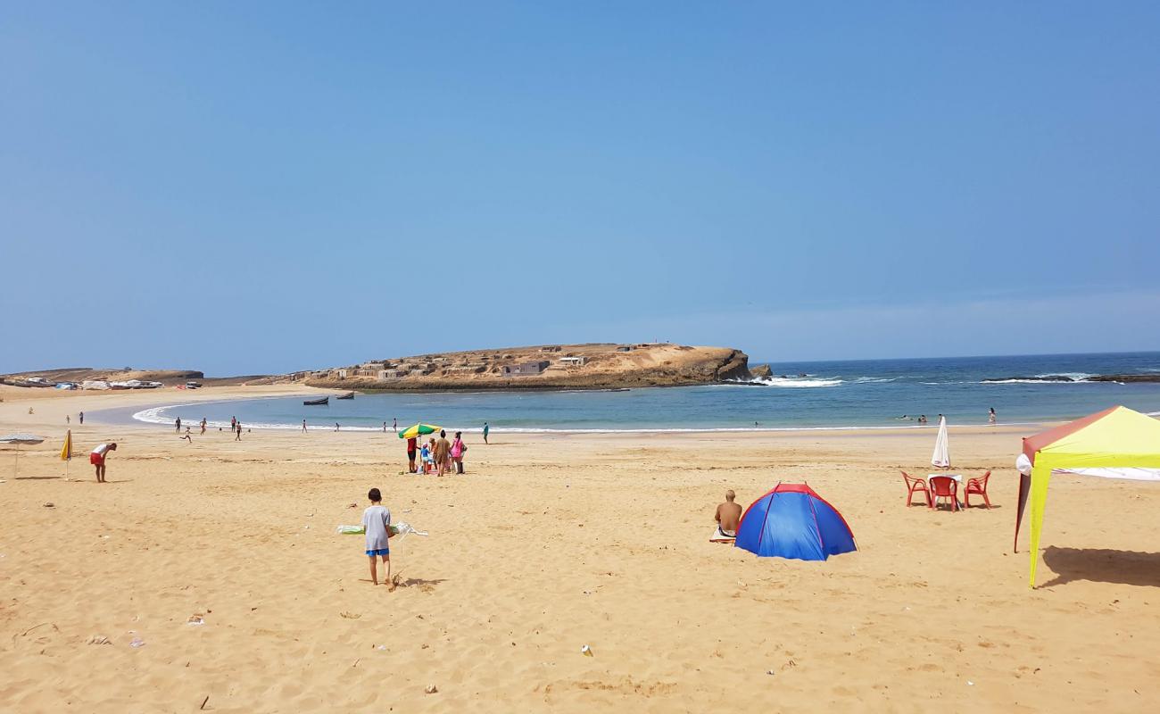 Foto af Sidi Belkheir Beach shaty sydy balkhyr med lys fint sand overflade