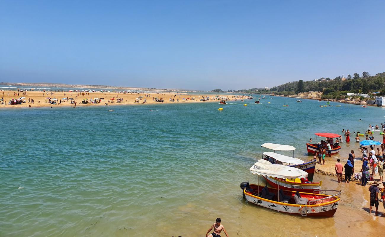 Foto af Plage Oualidia med lys fint sand overflade