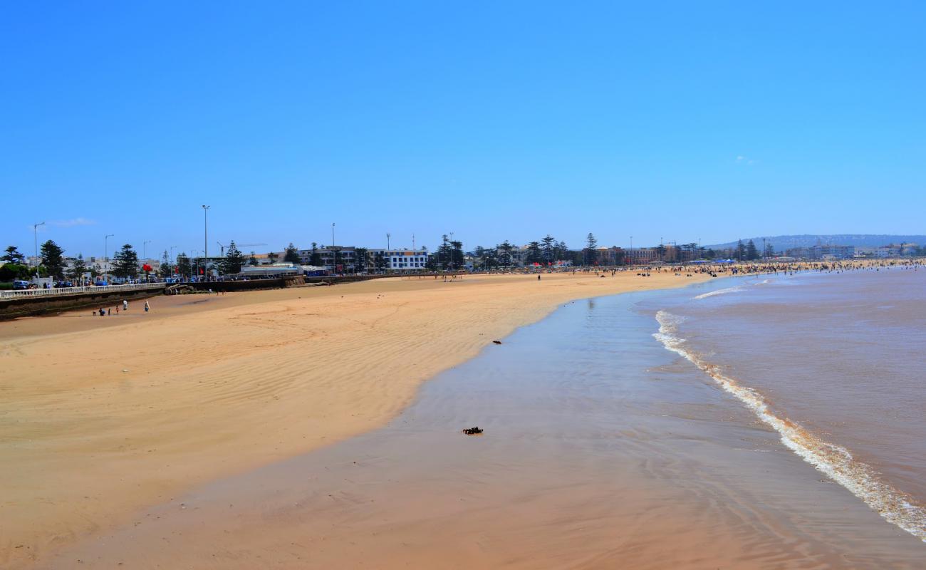 Foto af Plage Tagharte med lys fint sand overflade