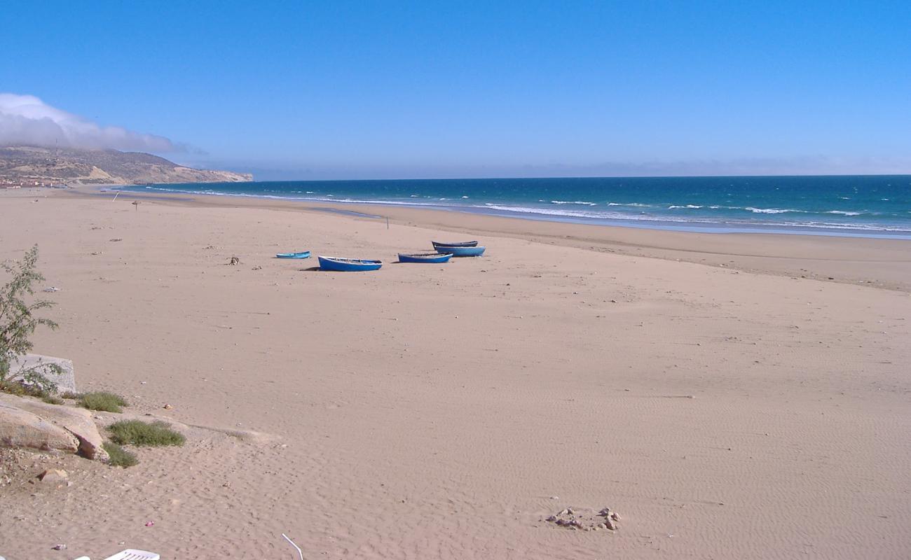 Foto af Plage Aghroud med lys fint sand overflade