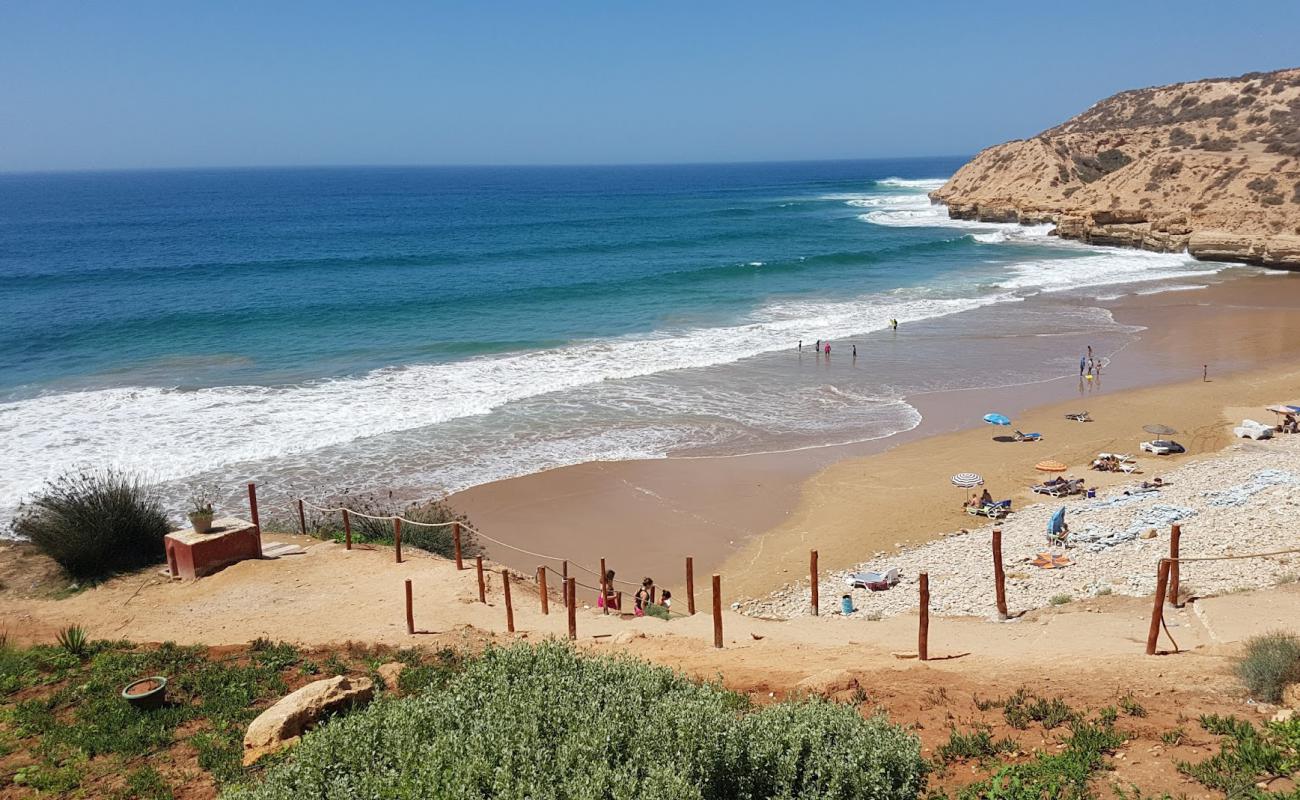 Foto af Plage La Source med lys sand overflade