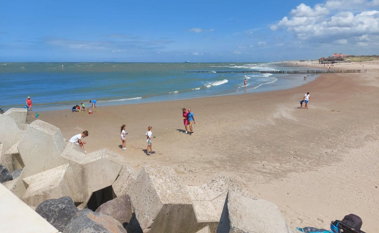 Foto af Cadzand strand med lys sand overflade