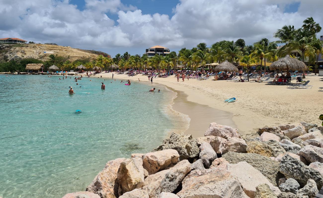 Foto af Blue Bay Curacao Strand med lys sand overflade