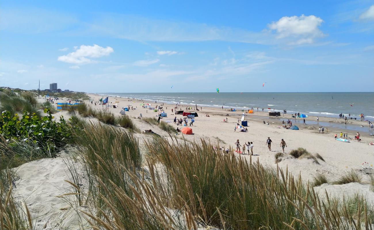 Foto af Groenendijk Strand med lys sand overflade