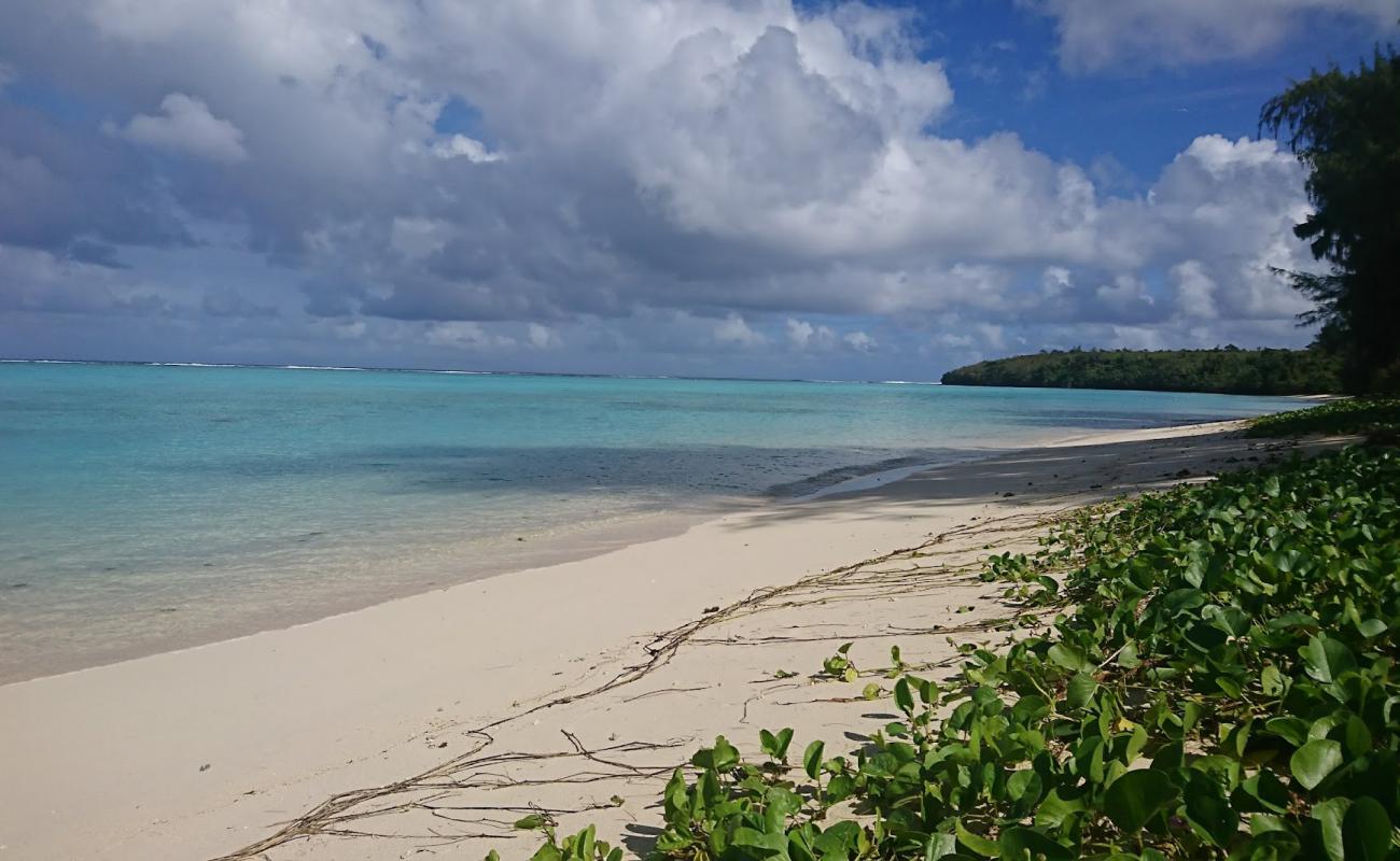 Foto af Tanapag Beach med lys sand overflade