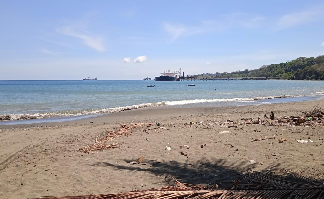 Foto af Playa Punta de Piedra med grå sand overflade