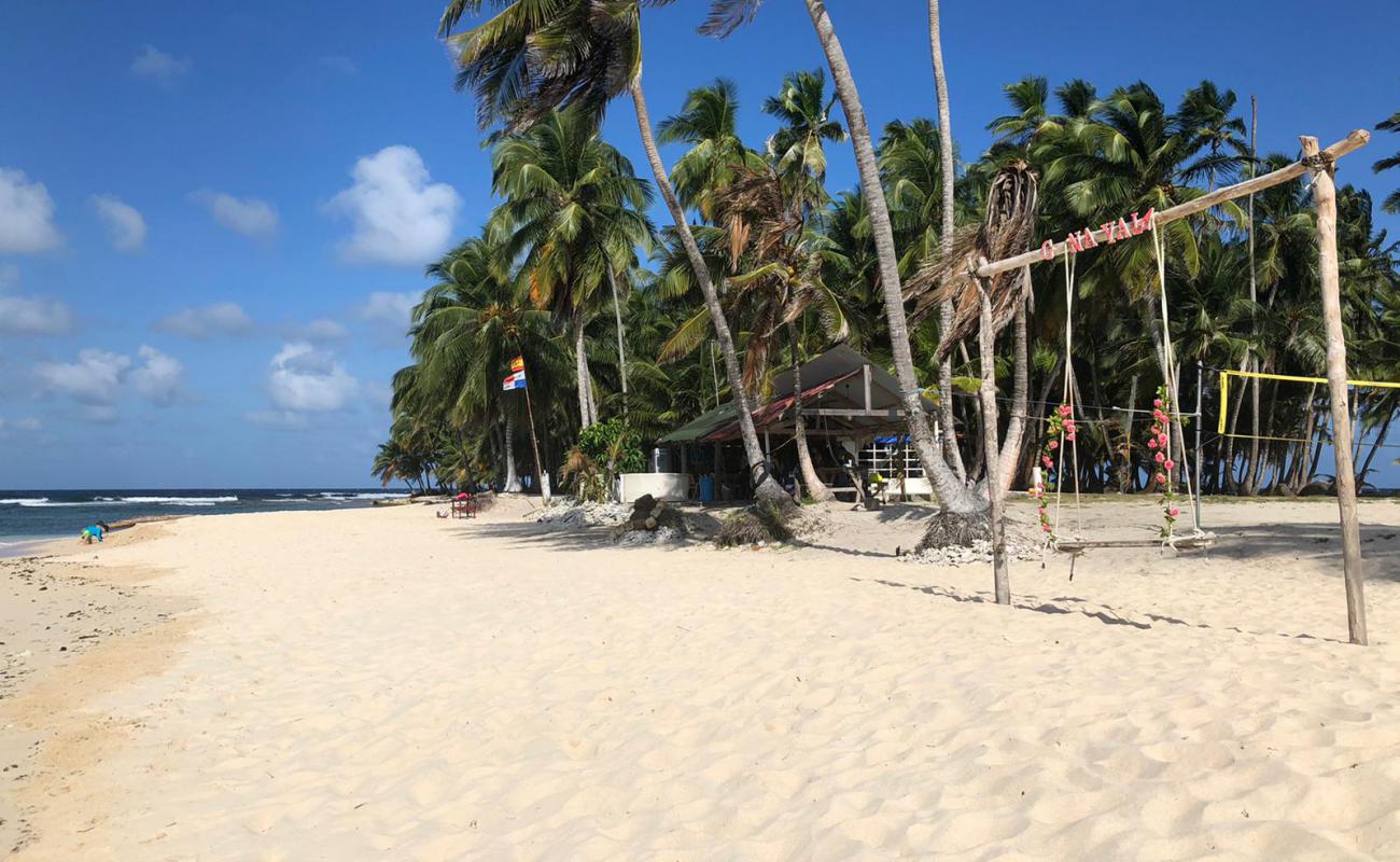 Foto af Grassland Island beach med hvidt fint sand overflade