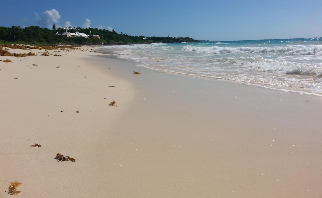 Foto af Grape Bay Beach med lys fint sand overflade