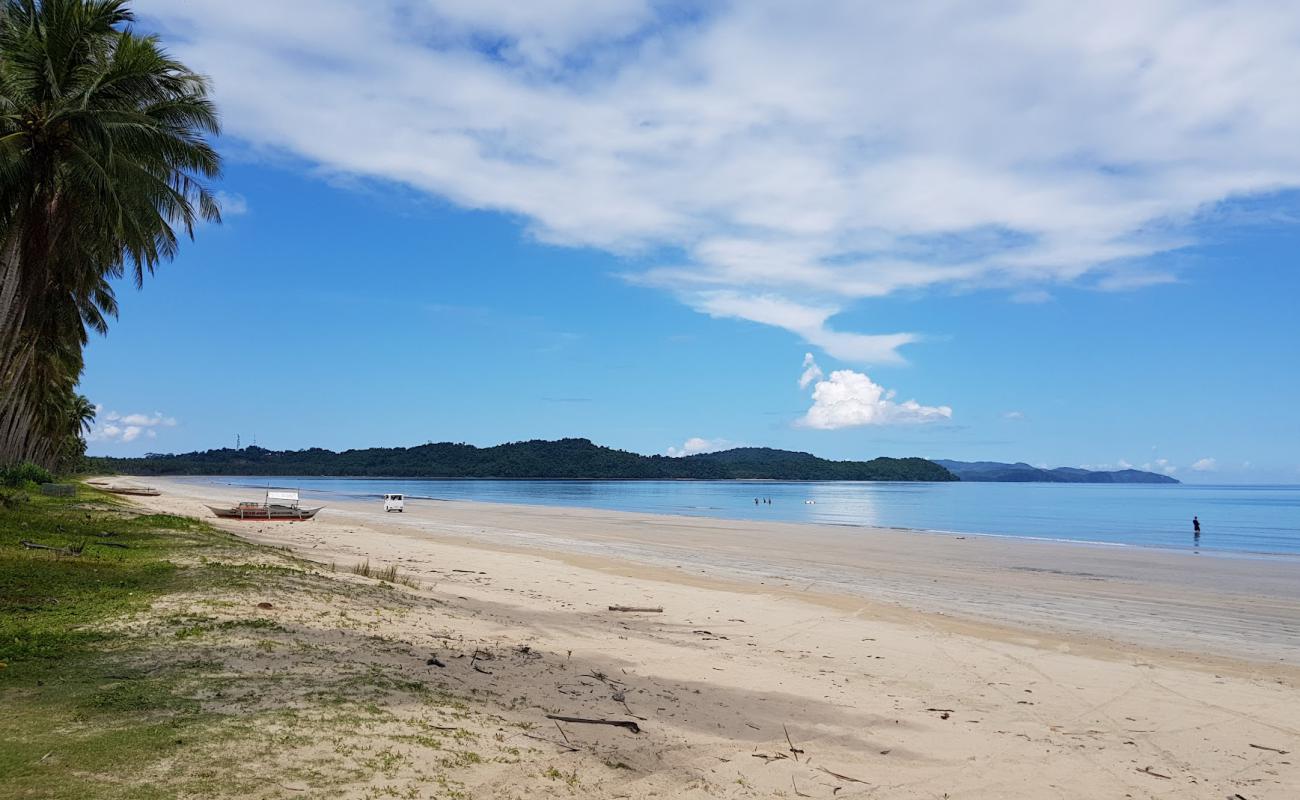 Foto af Pinagmangalokan Beach med lys fint sand overflade