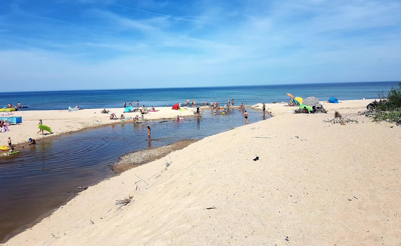 Foto af Plaza przy Czerwonej Rzeczce med lys fint sand overflade