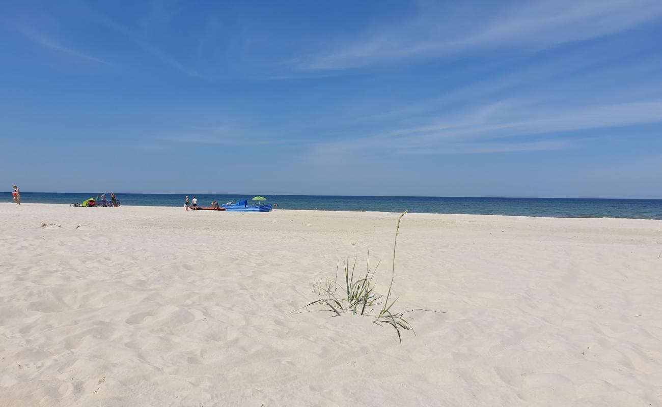 Foto af Slayshevo Beach med lys fint sand overflade