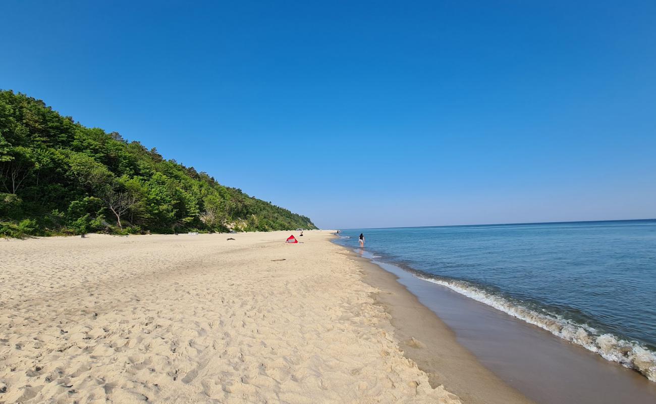 Foto af Jastrzebia Gora II Beach med lys fint sand overflade