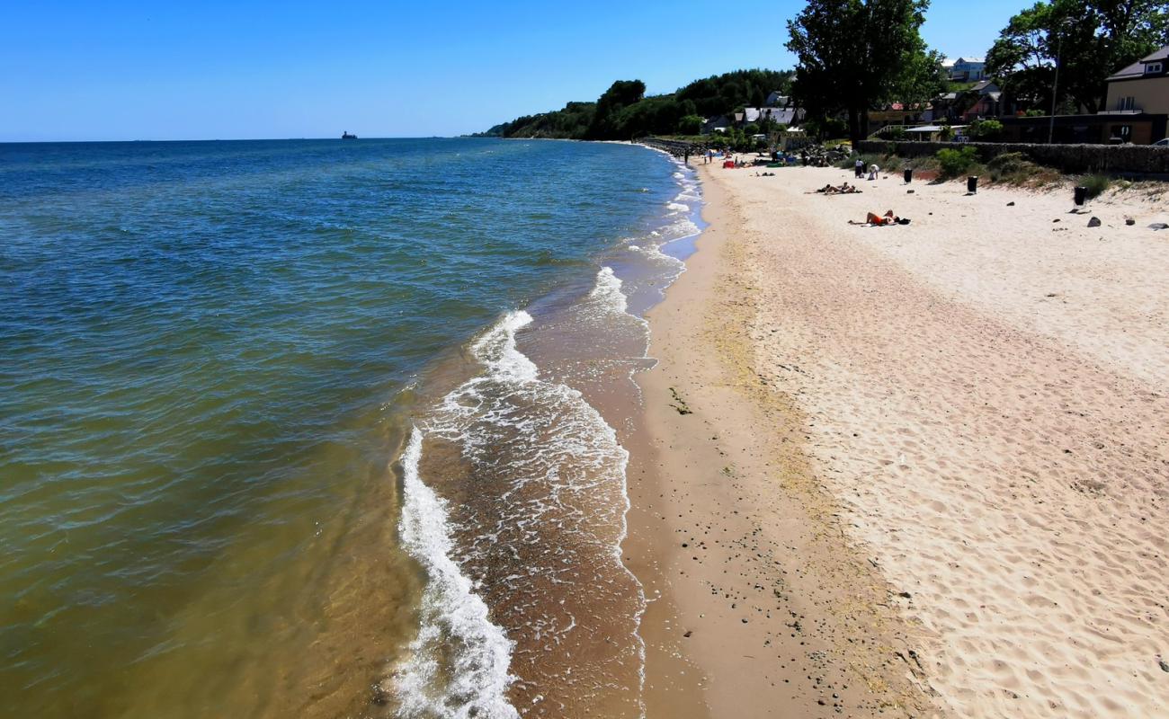 Foto af Mechelinki Beach med lys sand overflade