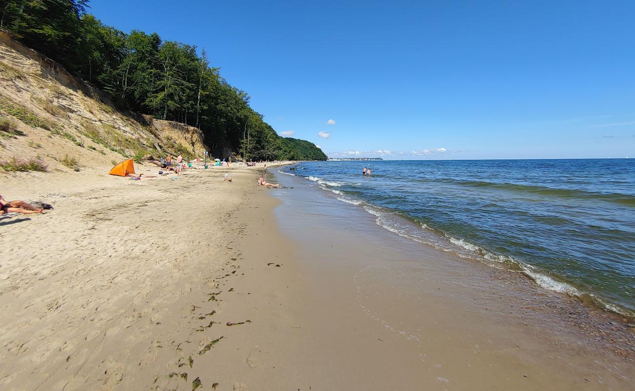 Foto af Redlowska Beach med lys sand overflade