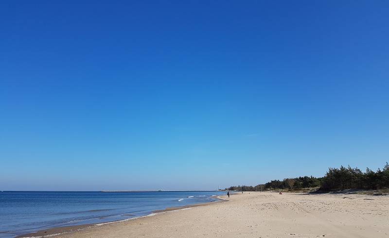 Foto af Stogi Nudist Beach med lys fint sand overflade