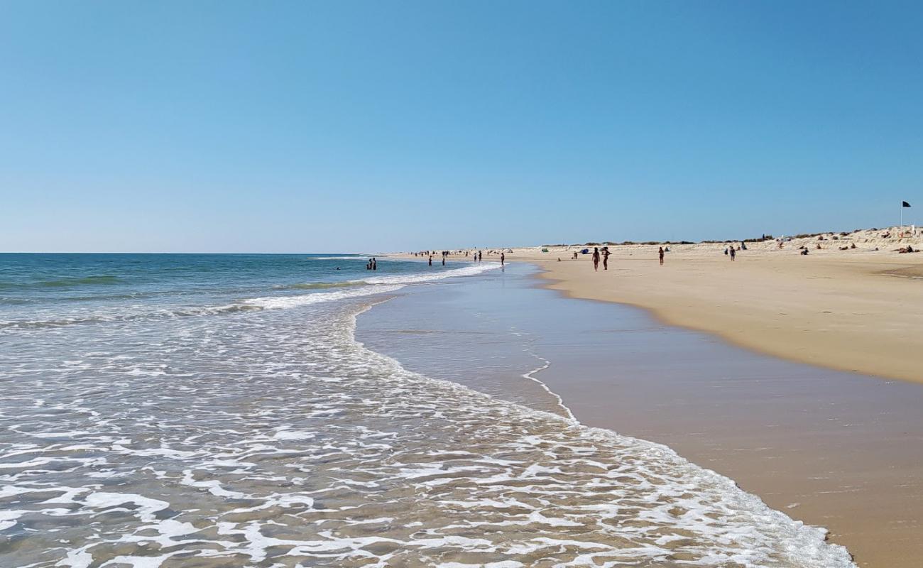 Foto af Barril Strand med hvidt fint sand overflade