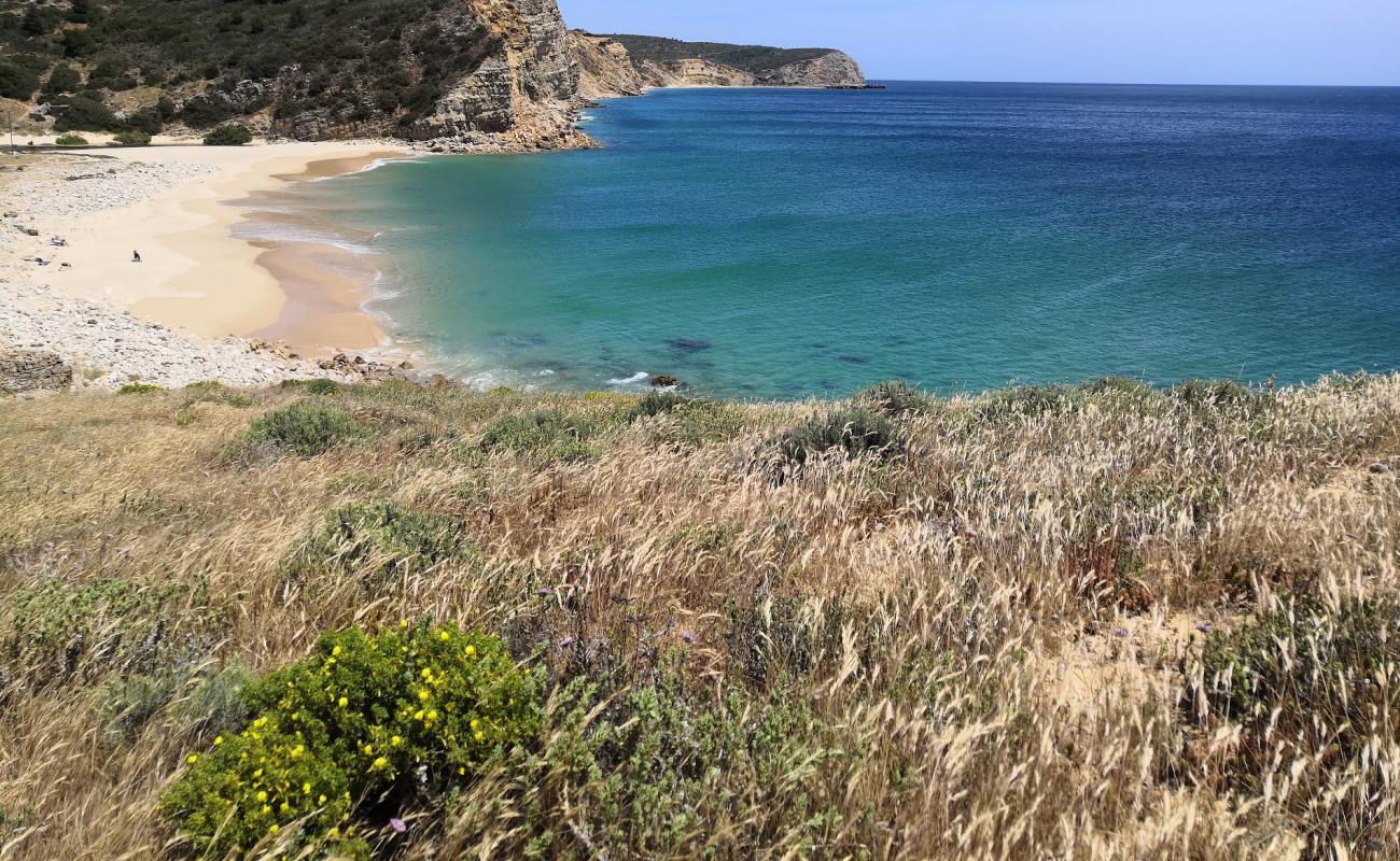 Foto af Praia da Boca do Rio med lys fint sand overflade