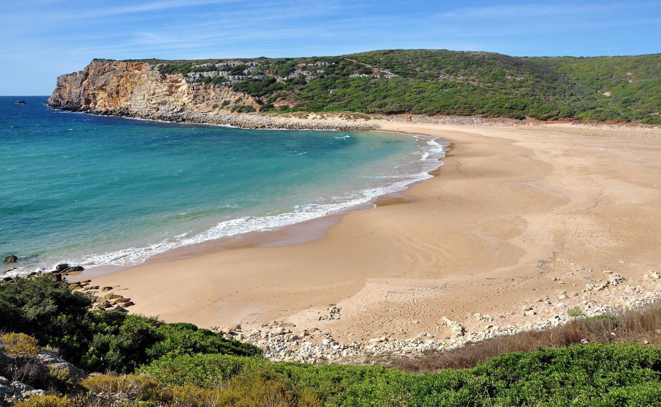 Foto af Praia do Barranco med lys fint sand overflade