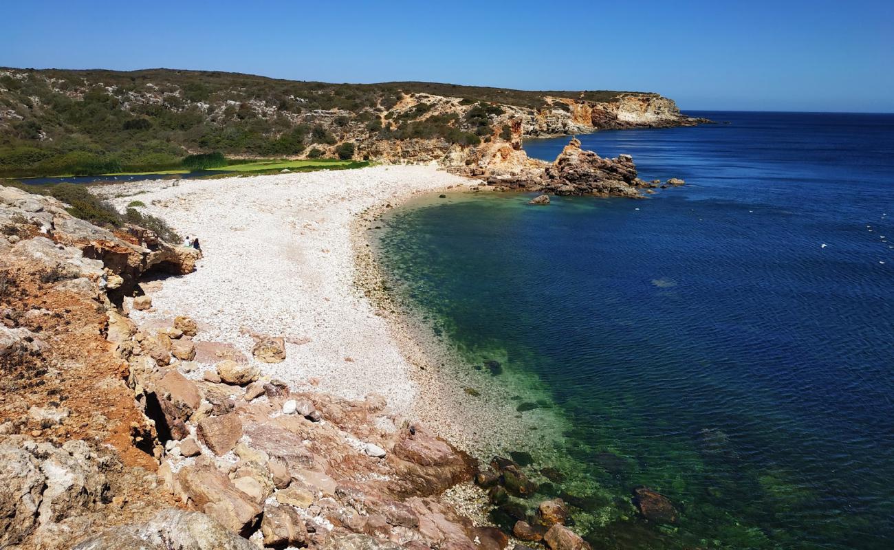 Foto af Praia dos Rebolinhos med sten overflade