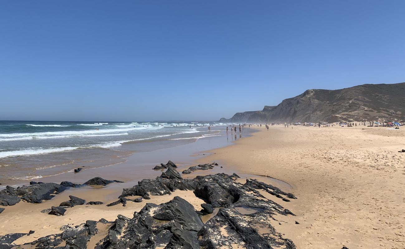 Foto af Praia da Cordoama med lys sand overflade