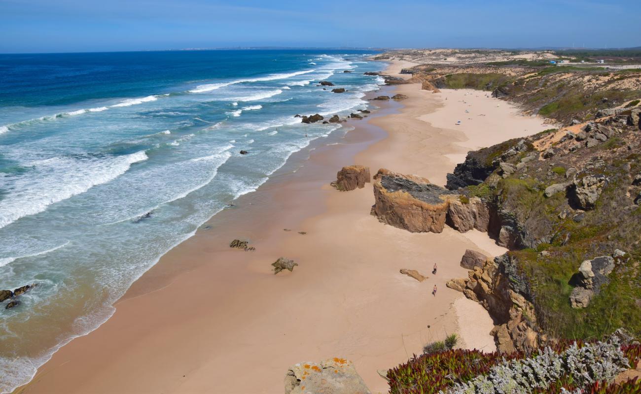 Foto af Beach Malhao med lys fint sand overflade