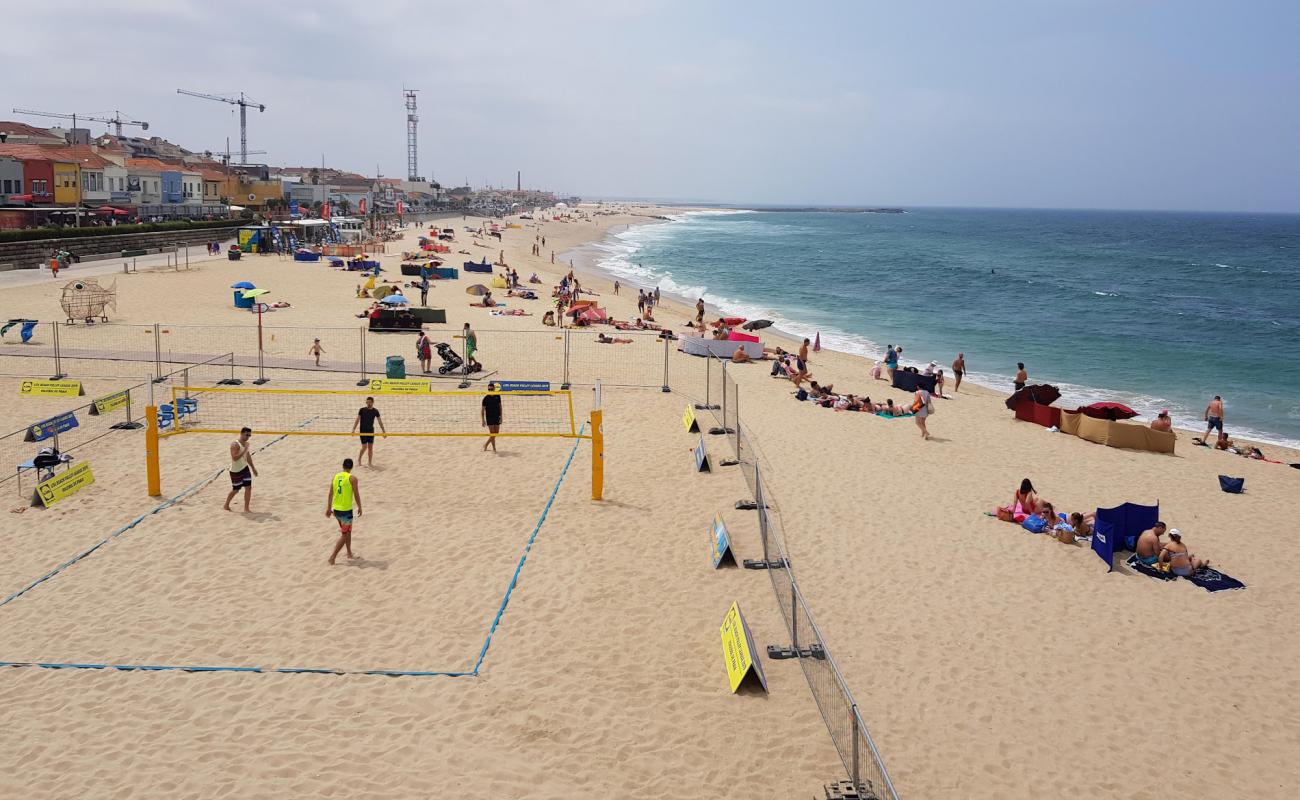 Foto af Praia da Baia med lys fint sand overflade