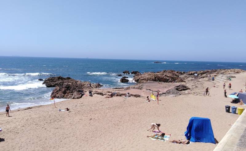 Foto af Praia do Carneiro med lys fint sand overflade