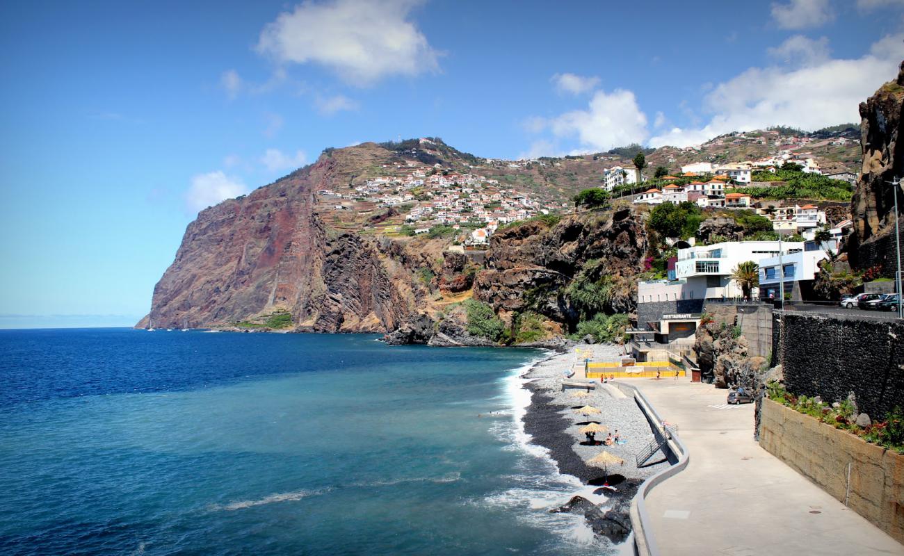 Foto af Praia de Vigario med grå sten overflade