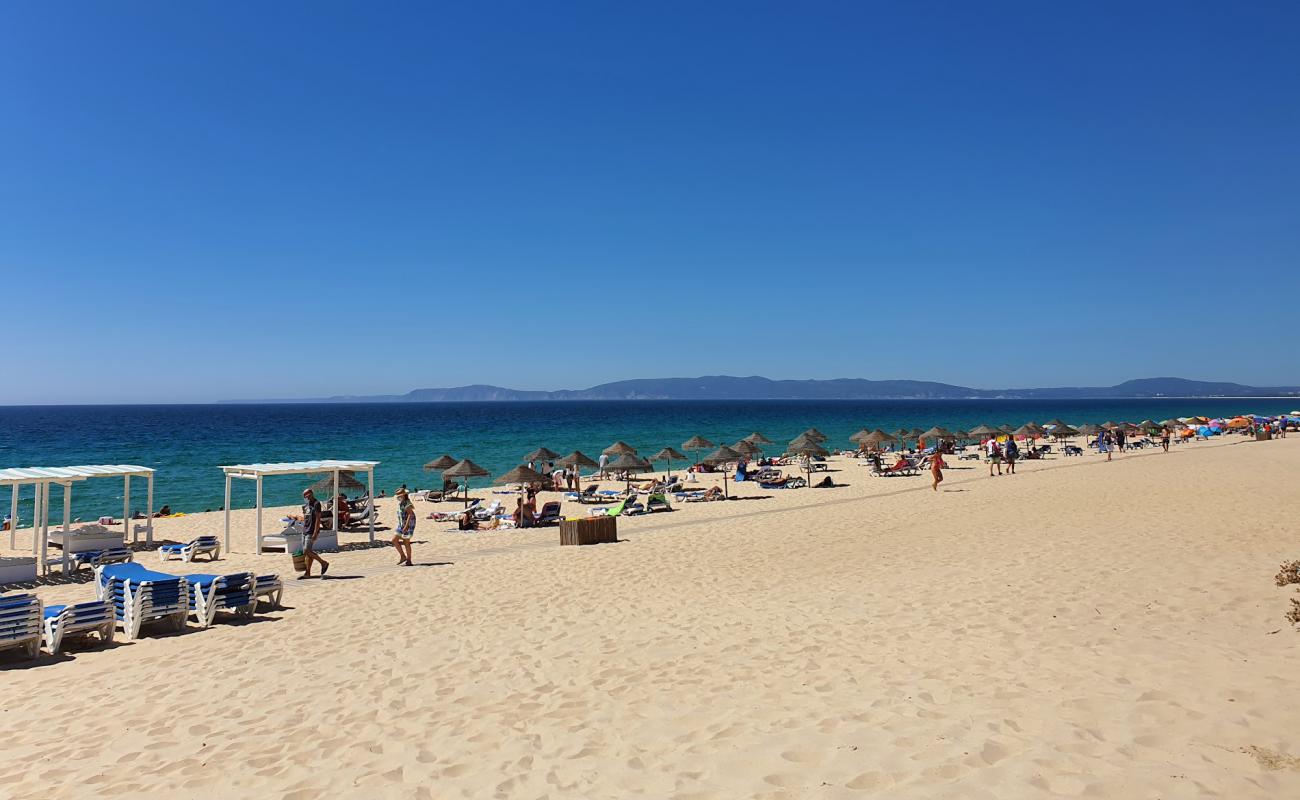 Foto af Comporta Strand med lys fint sand overflade