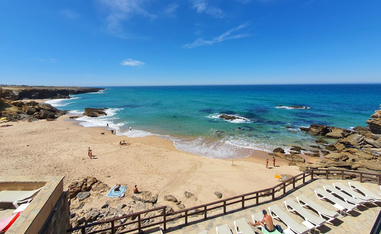 Foto af Praia da Arriba med lys sand overflade