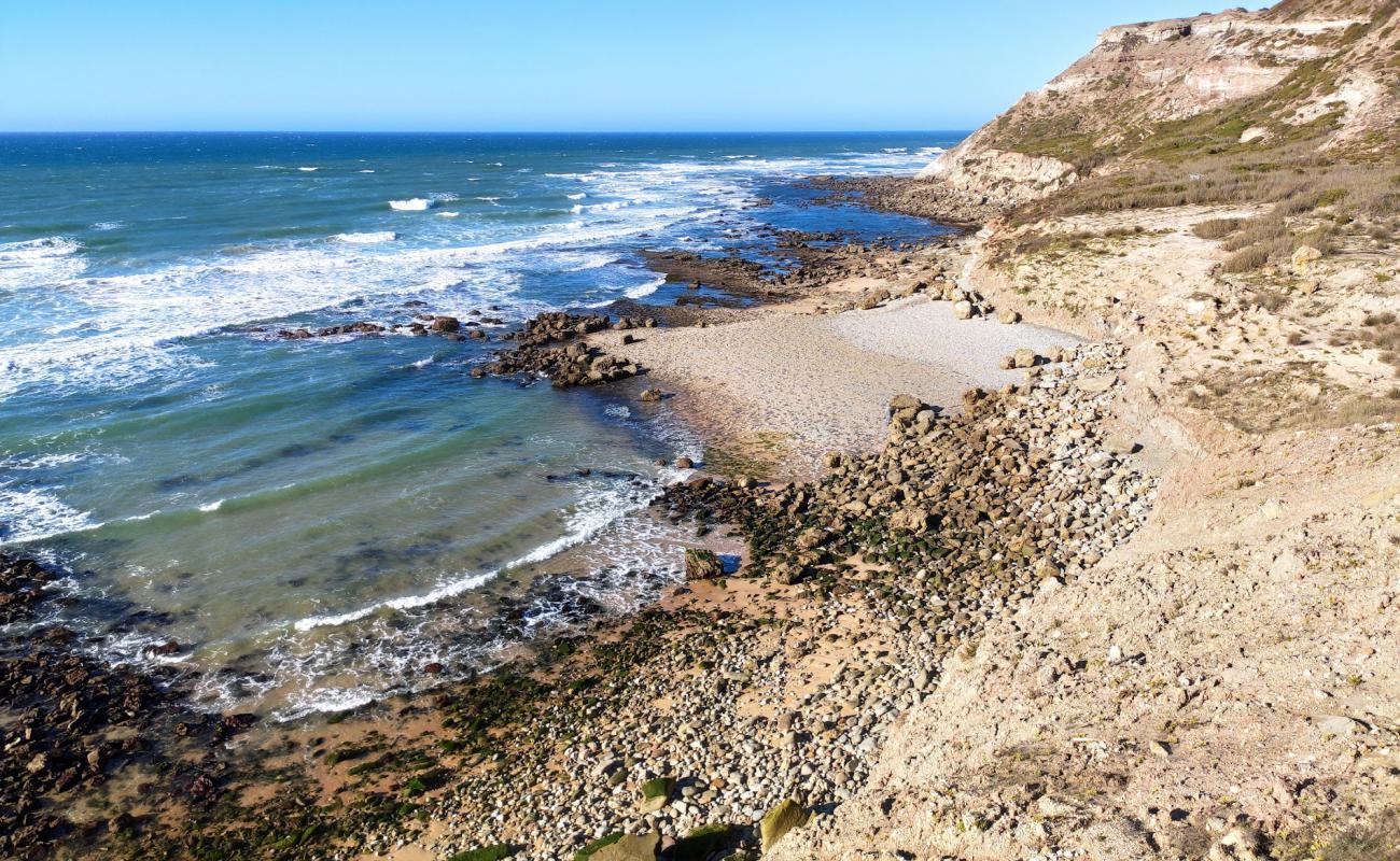 Foto af Praia das Hortas med lys sand overflade