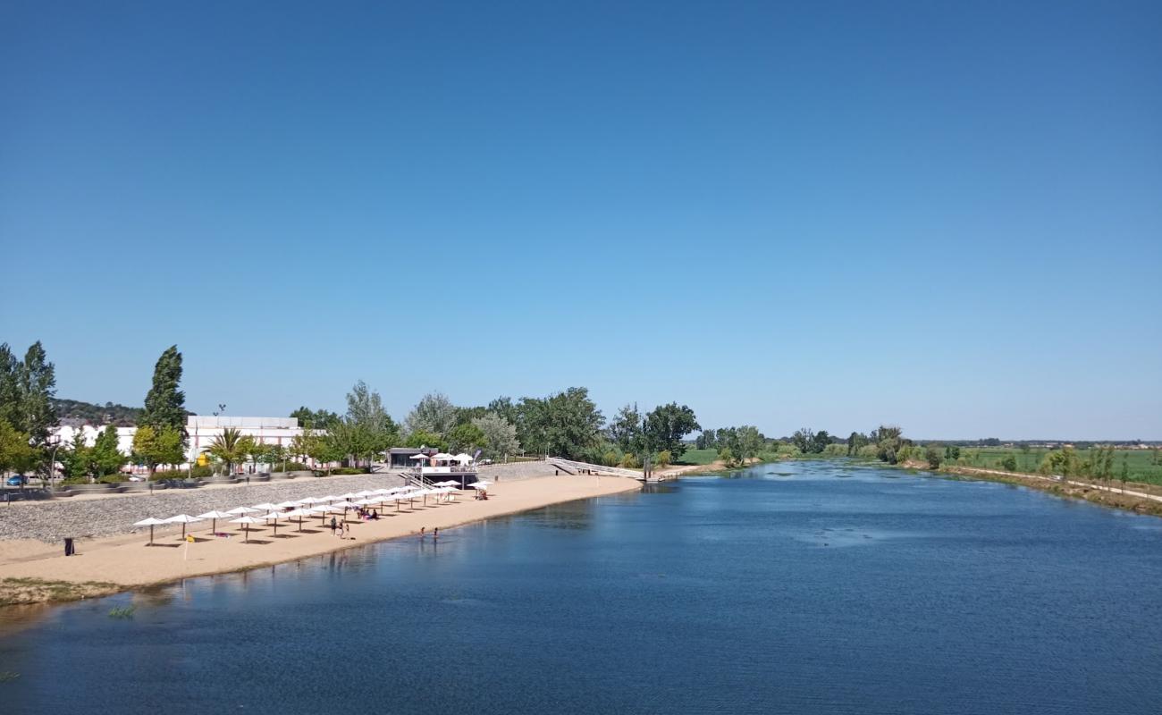 Foto af Praia Fluvial do Sorraia med lys sand overflade