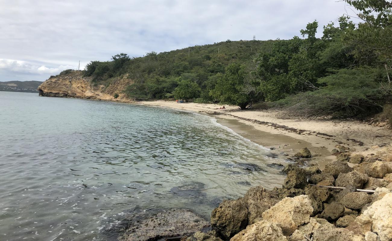 Foto af Playa Jaboncillo med lys fint sand overflade