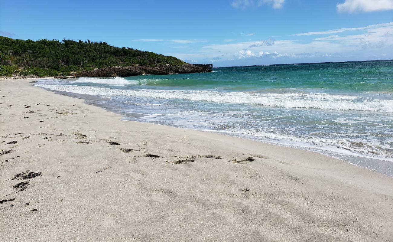 Foto af Playa Media Luna med hvidt sand overflade