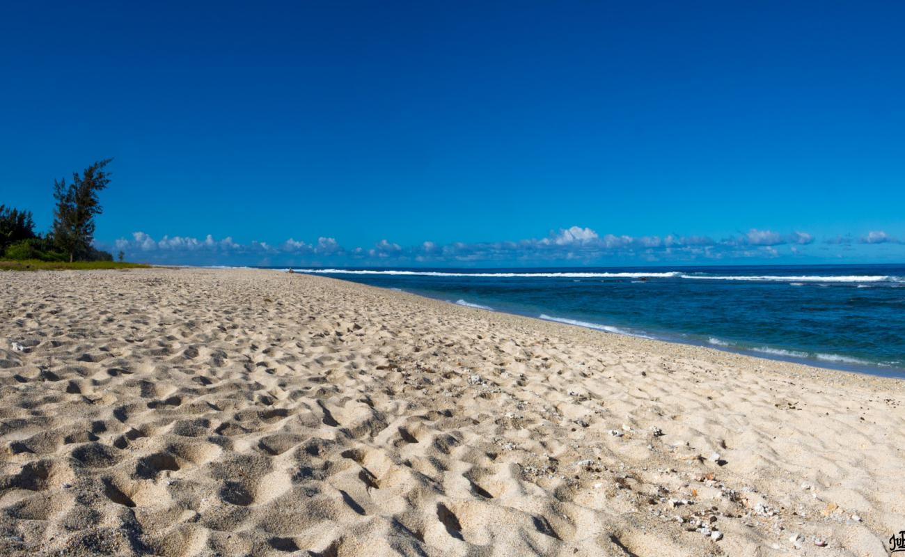 Foto af Breaking Beach med lys sand overflade