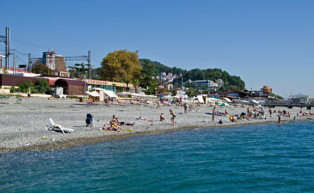 Foto af Dagomys beach med grå sten overflade