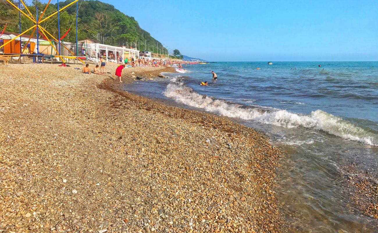 Foto af Vardane beach med grå sten overflade