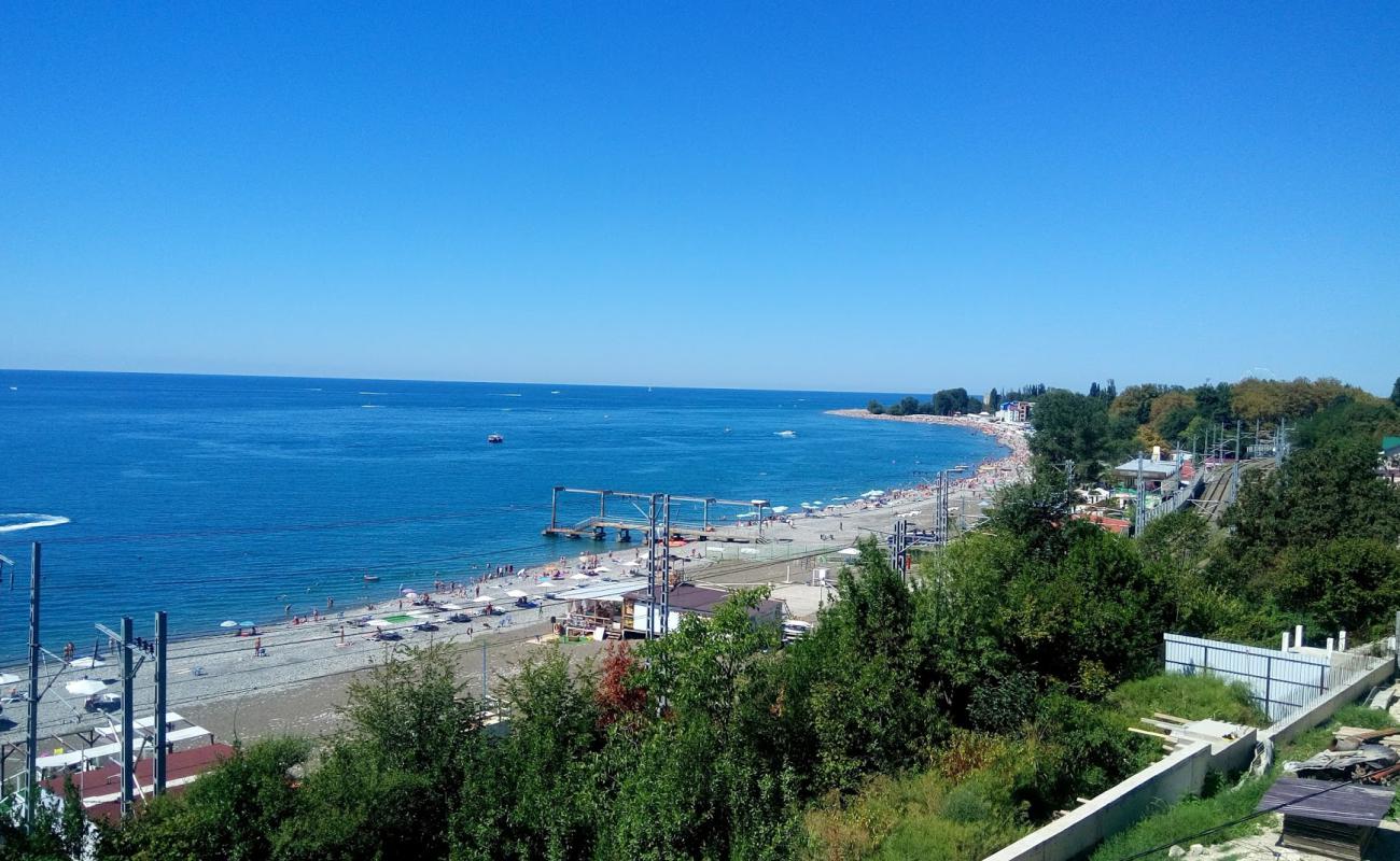 Foto af Sports beach med gråt sand og småsten overflade