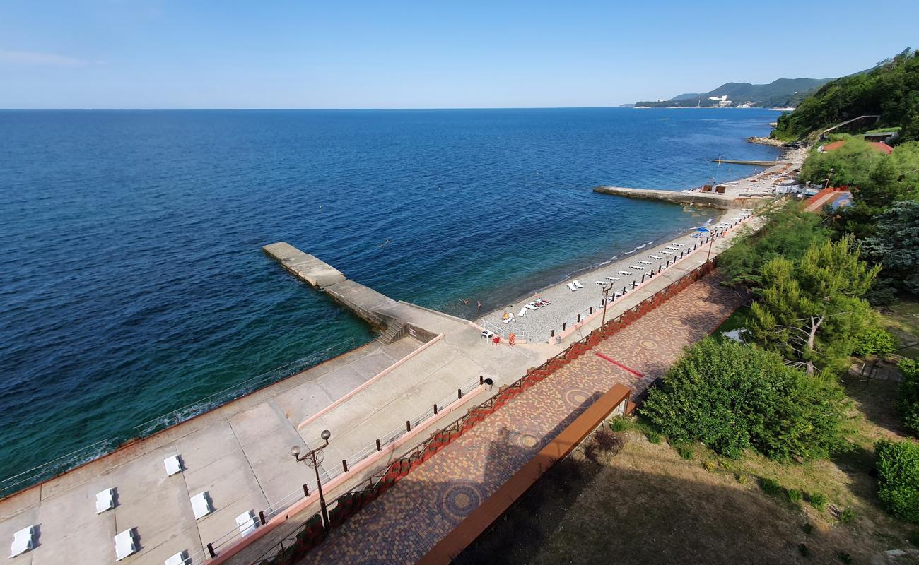 Foto af Avtotransportnik beach med grå sten overflade