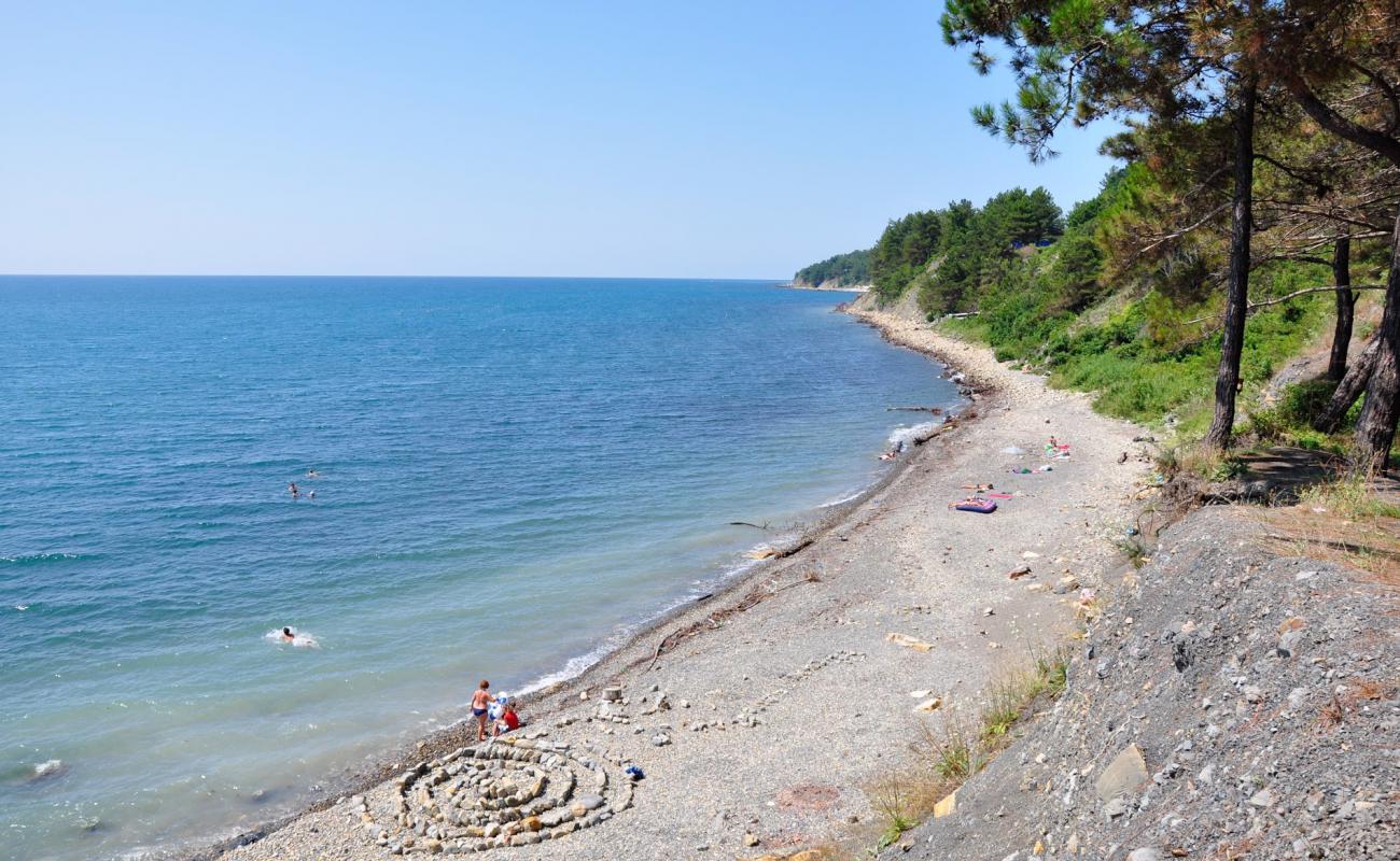 Foto af Elektron beach med grå sten overflade