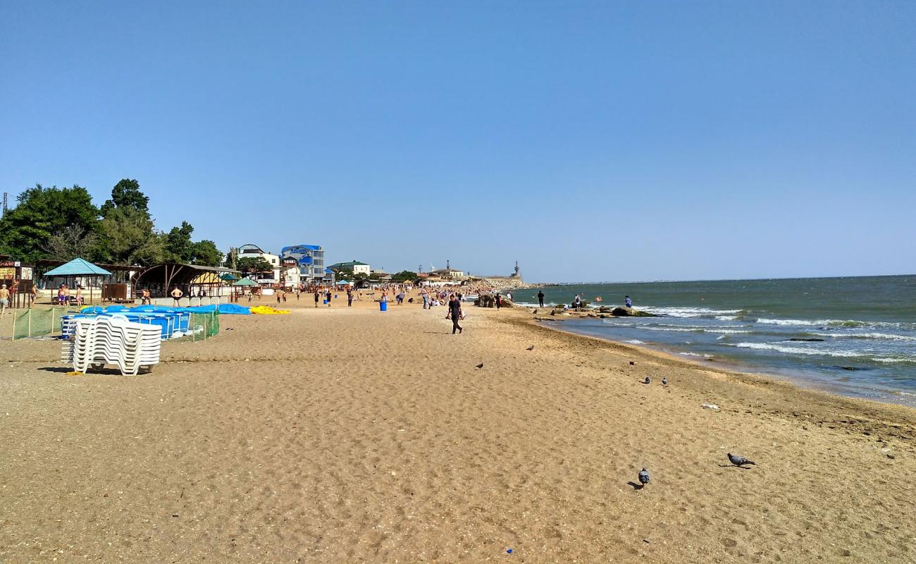 Foto af Makhachkalinskiy Gorodskoy Beach med let fin sten overflade