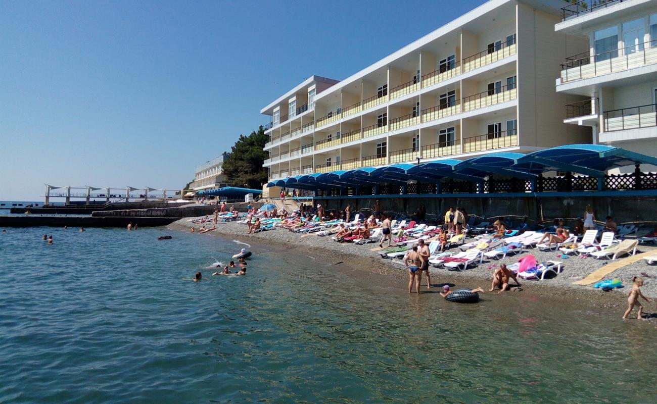 Foto af Ay-Danil beach med grå fin sten overflade