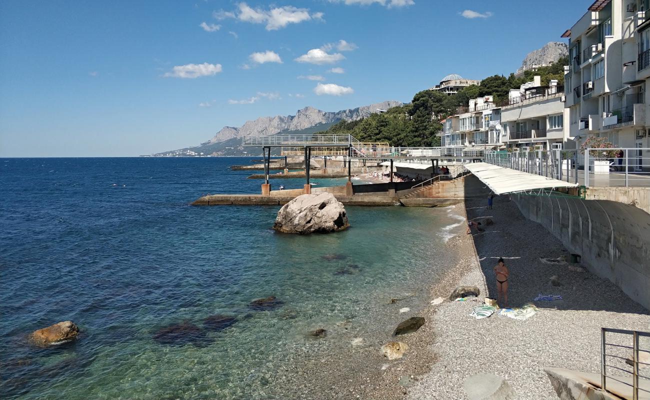 Foto af Parkovoe beach med grå sten overflade