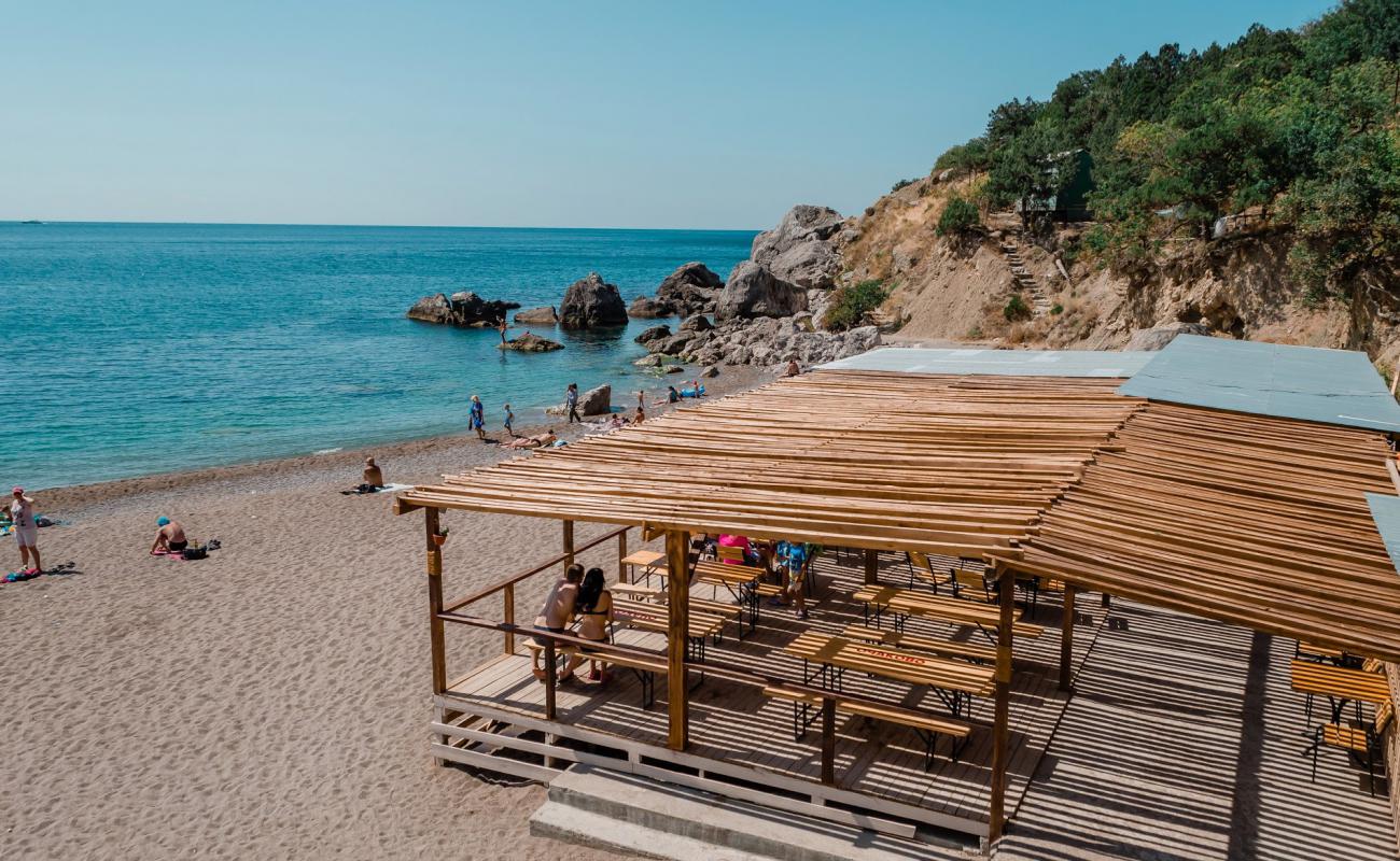 Foto af Chaika beach II med grå fin sten overflade