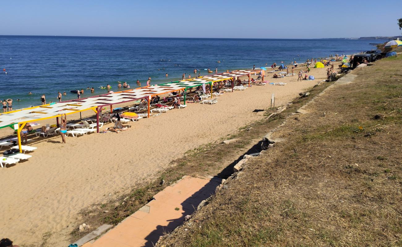 Foto af Uchkuevka beach med lys sand overflade