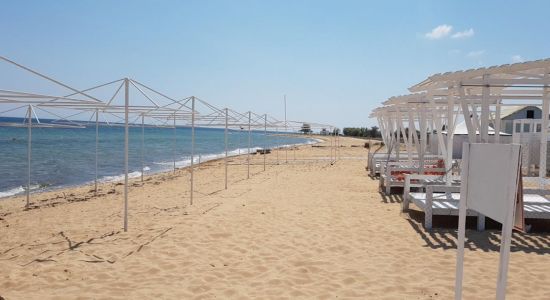 Zaozernoe beach