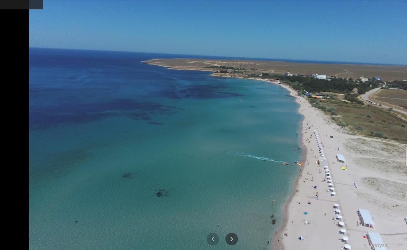 Foto af Olenevka Plyazh med lys sand overflade