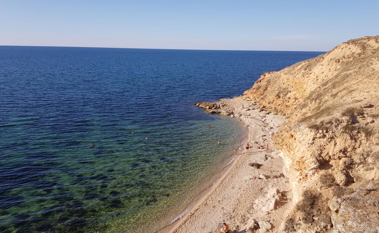 Foto af Plyazh Mezhvodnoye II med lys sand overflade