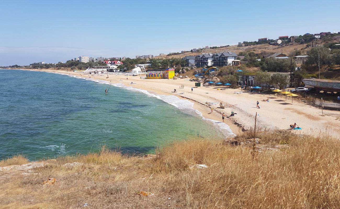 Foto af Shcholkino Beach med lys sand overflade